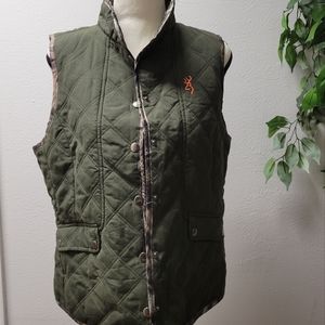 Browning Women's Quilted Vest Size Medium